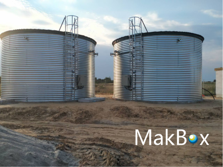 FIRE WATER STORAGE TANKS WITH A CAPACITY OF 197 M3 KYIV REGION